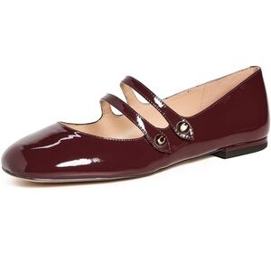 Coach Burgundy Winley Flats